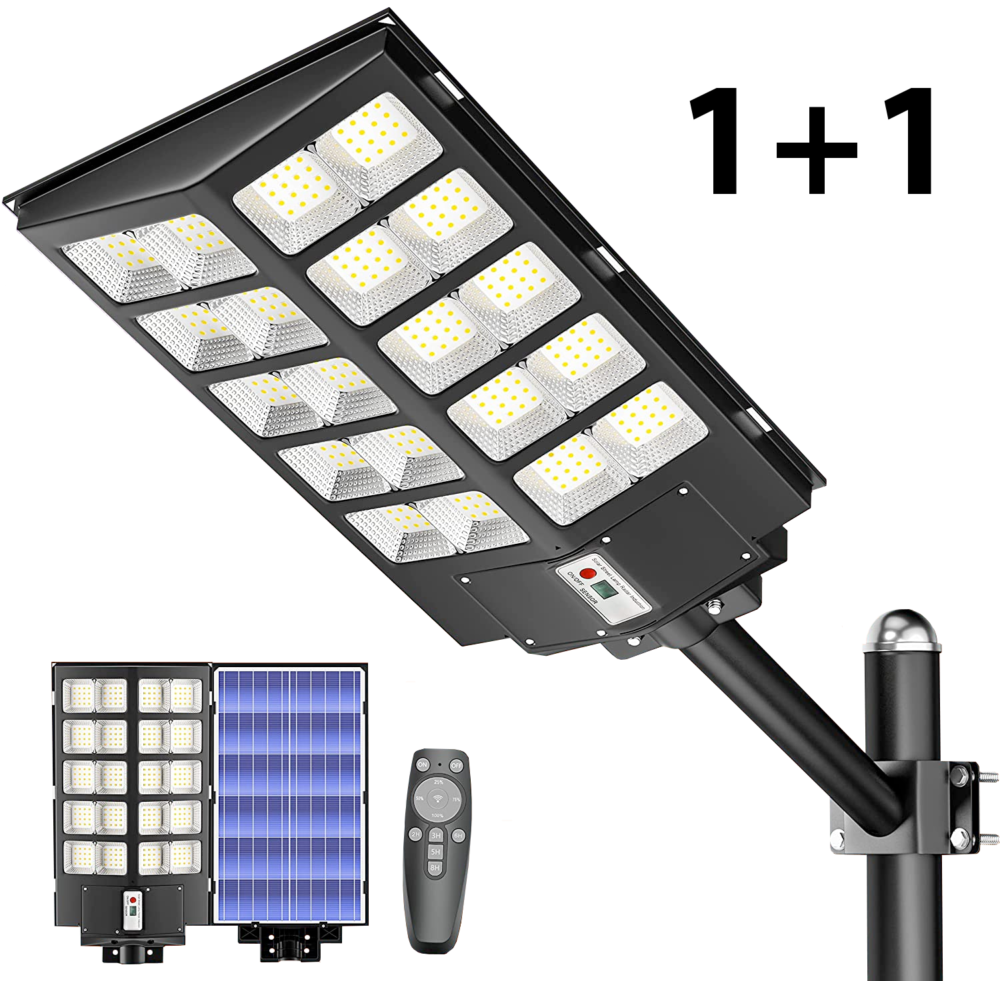 1+1 Ulična LED Solar Lamp 1500W.